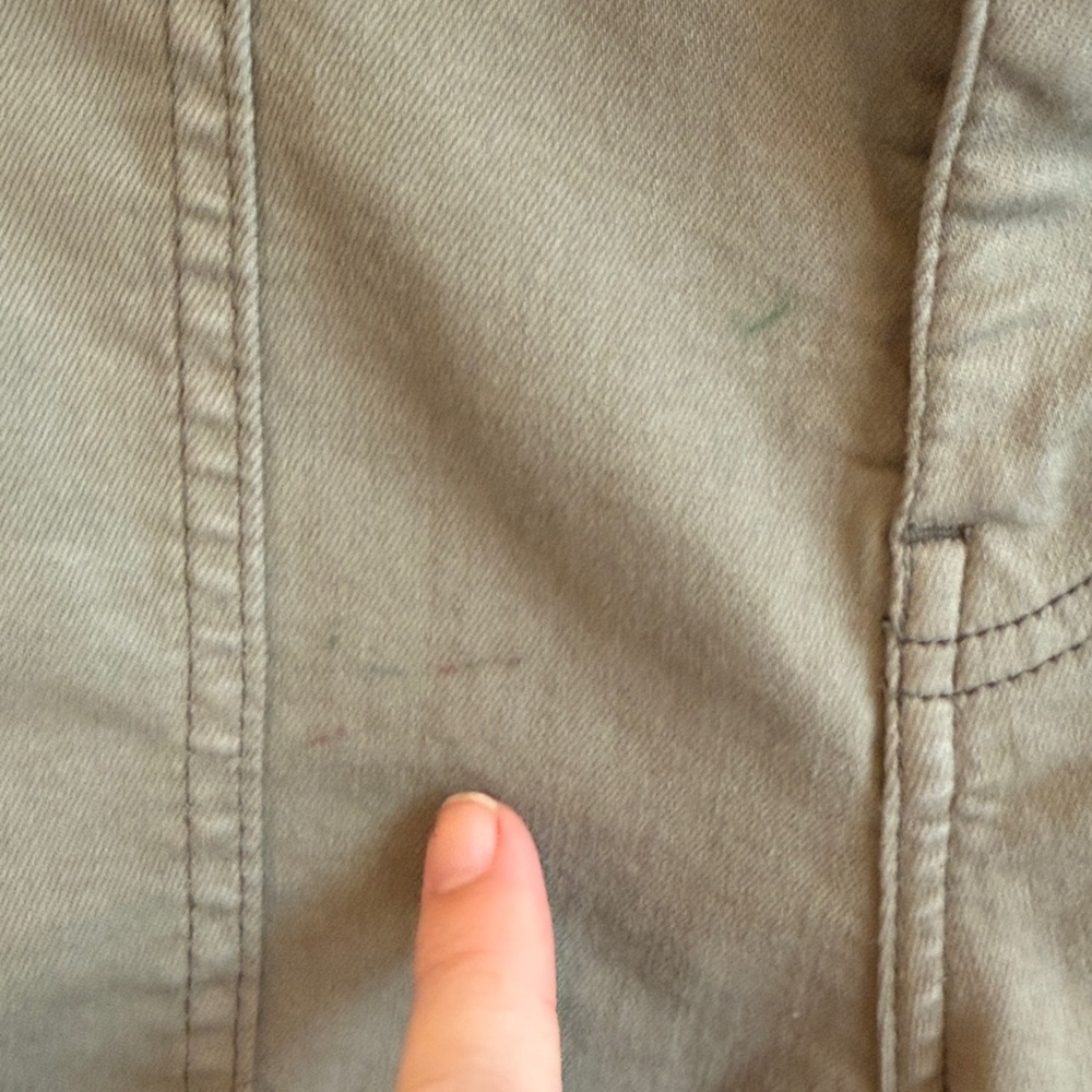 Olive Straight Leg Women's Pants - Picture 4 of 9